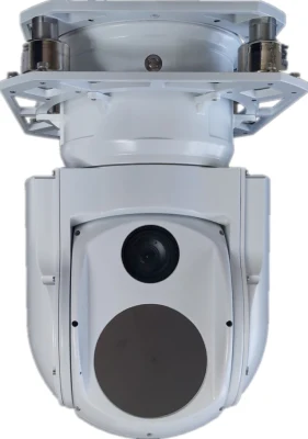Sistema de monitoramento infravermelho ótico da câmera do sensor duplo transportado por via aérea eletro